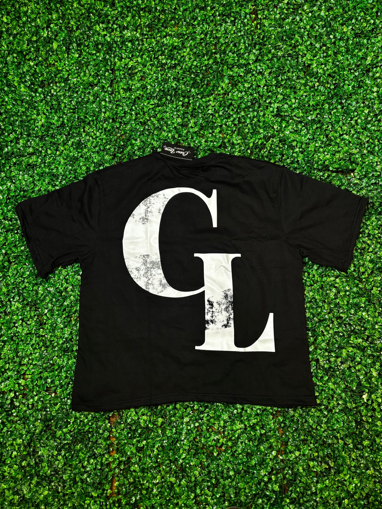 Oversize Boxy Tee (Black & White)