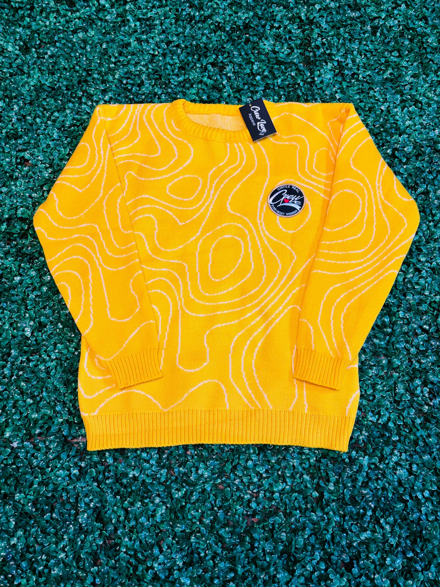 Fleece Crewneck Sweater (Yellow)