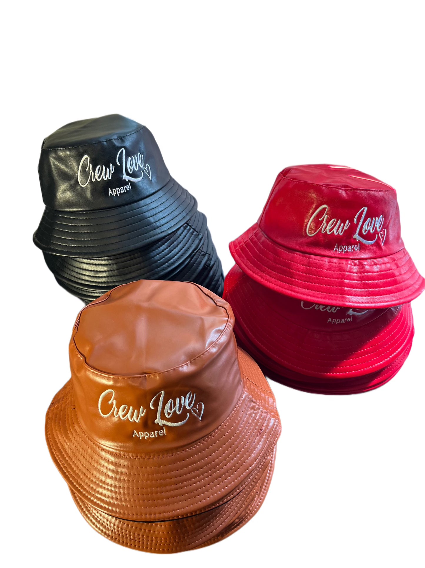 Leather Bucket Hats