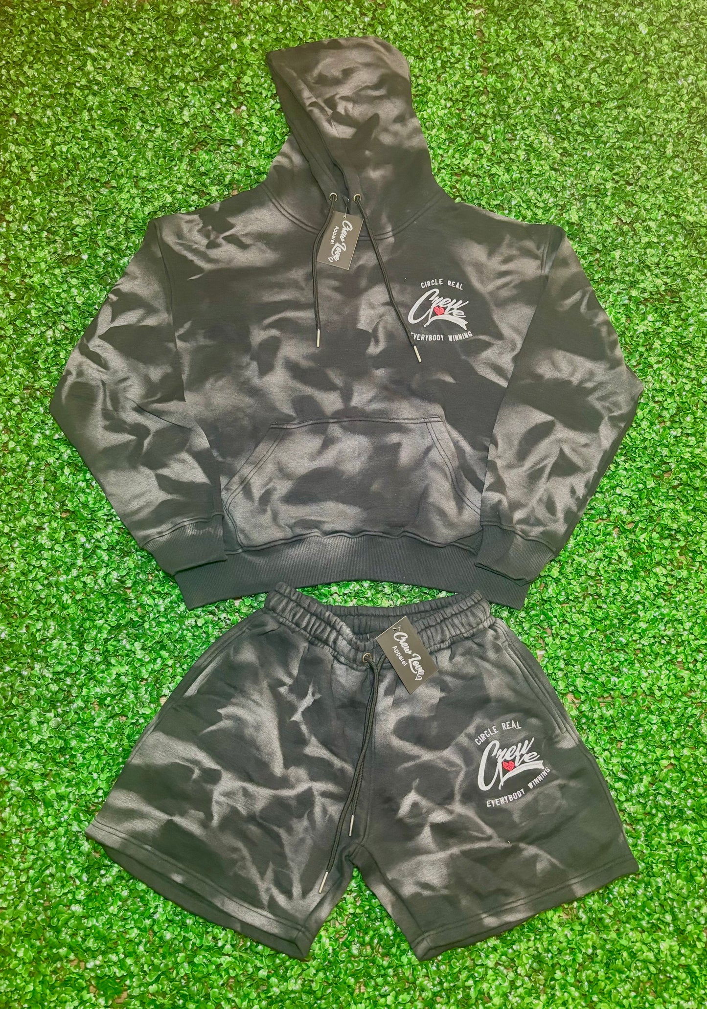 Black Hoodie/Short Set