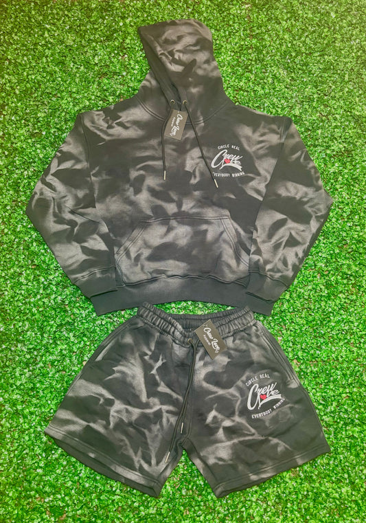 Black Hoodie/Short Set