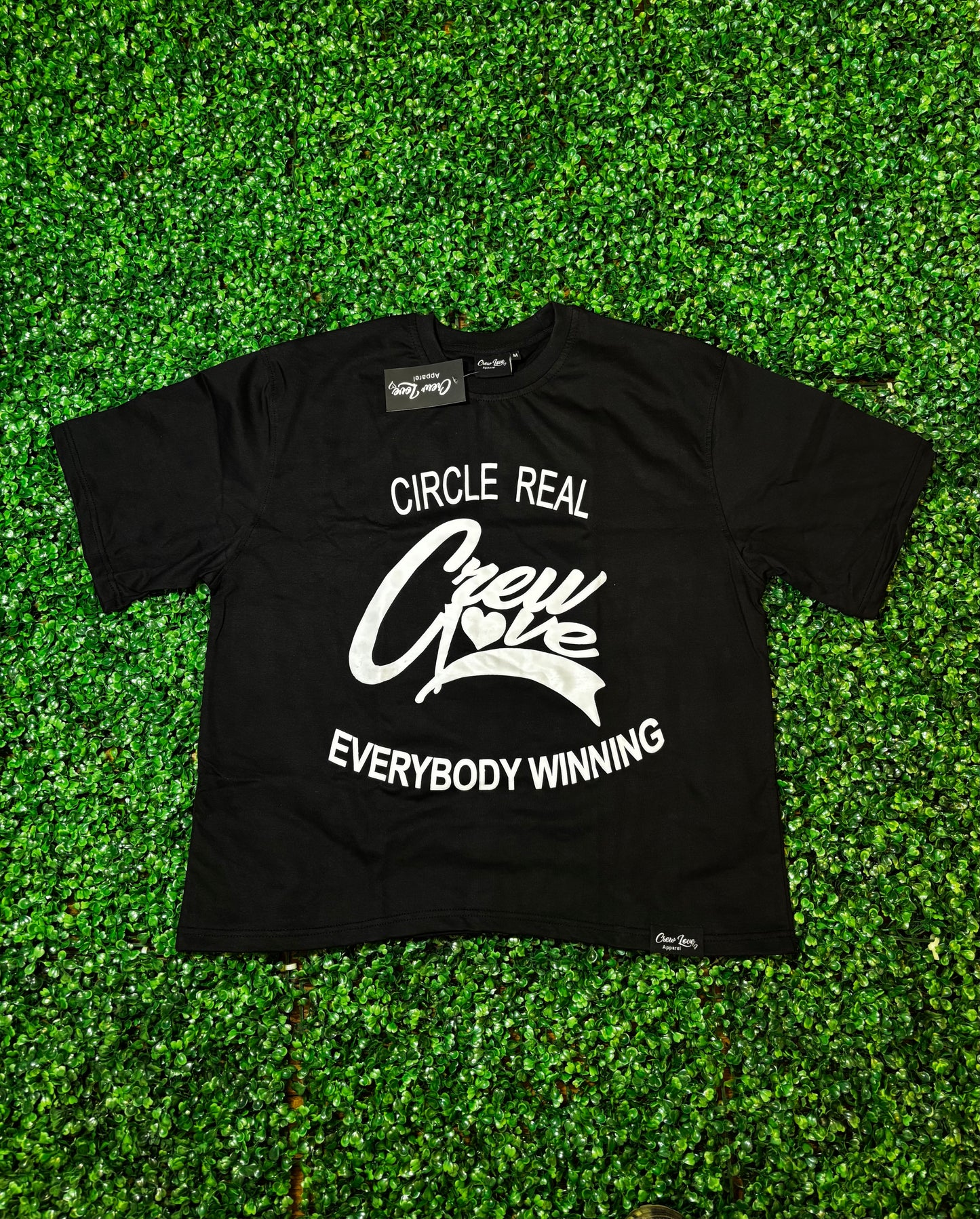 Oversize Boxy Tee (Black & White)