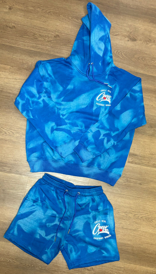 Royal Blue Hoodie/Short Set