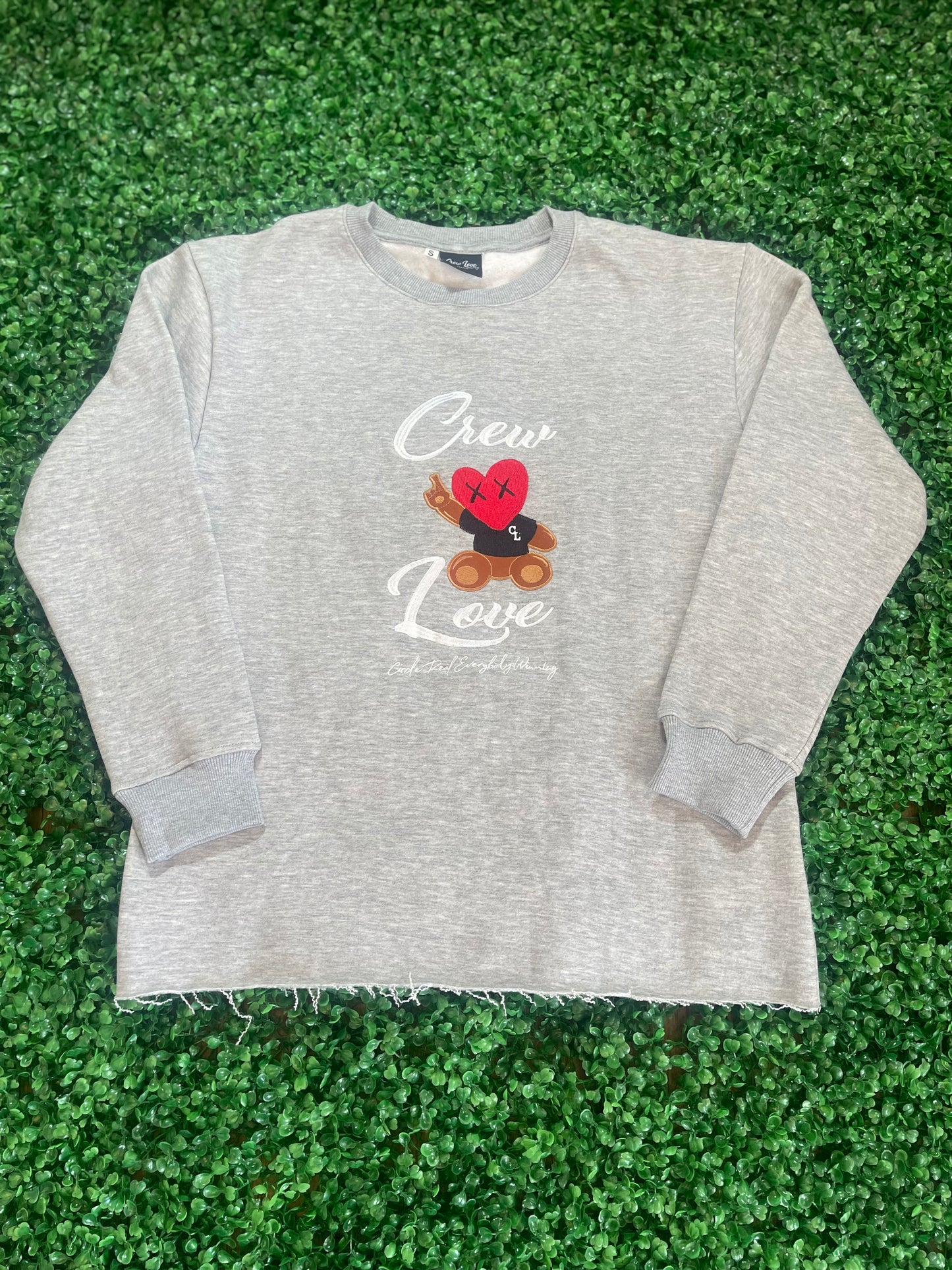 Grey Cutoff Crewneck