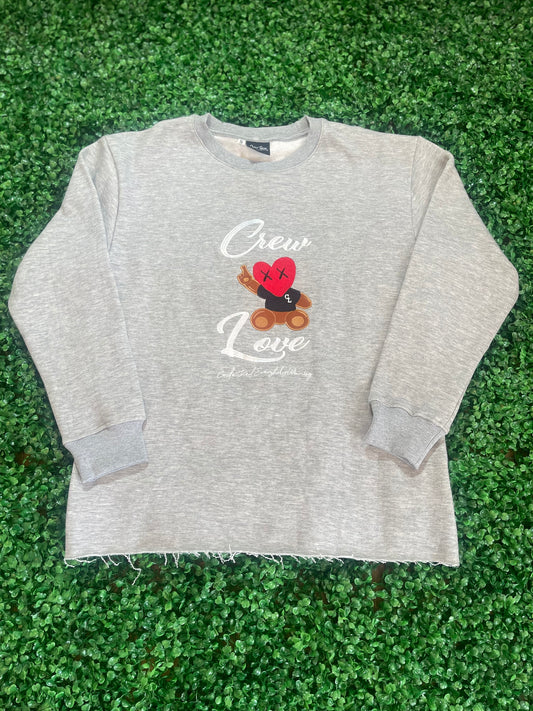 Grey Cutoff Crewneck