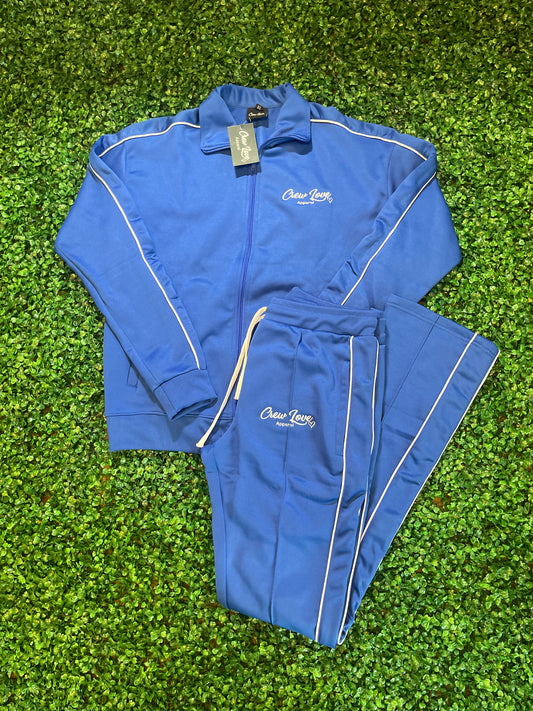 Royal Blue Stacked Tracksuit (Slim Fit)